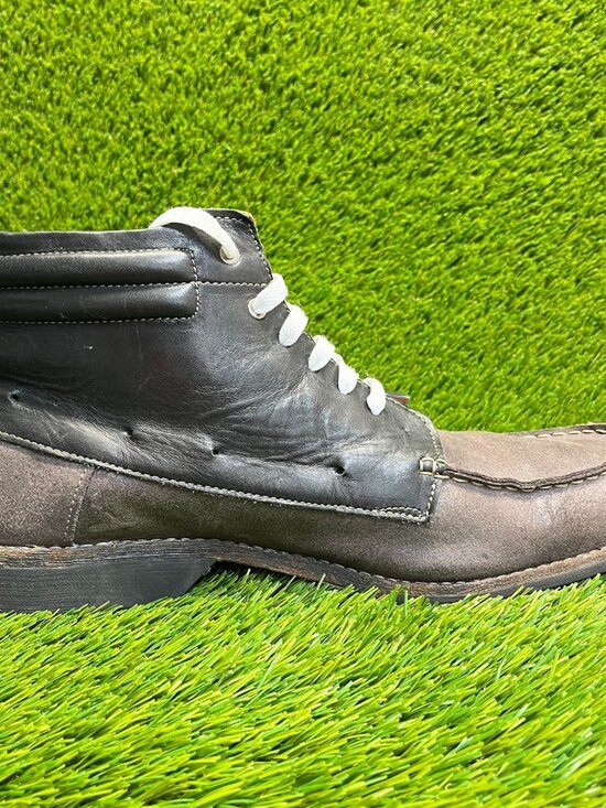 Timberland Earthkeepers Mens Size 13 Brown Black Classic Leather Moc Toe Boots main image 7